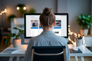 personne-dos-bureau-ecran-flou