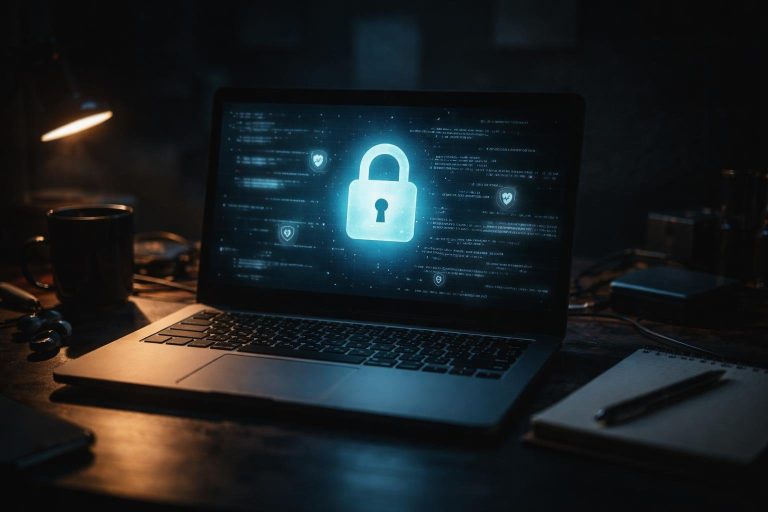 ordinateur-portable-code-cadenas-sombre
