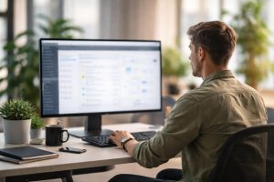 personne-bureau-moderne-ordinateur-plantes