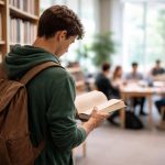 etudiant-bibliotheque-rayons-livres-fenetres