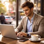 jeune-professionnel-cafe-ordinateur-lumiere